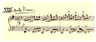 Brahms manuscript