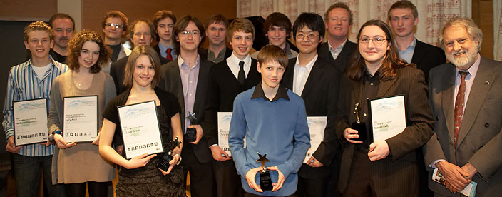 Sibelius Student Composer Awards Winners, runners-up and judges
