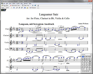 Create a printable score