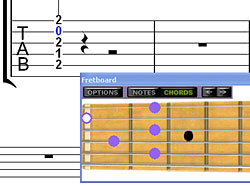 Chord input