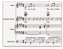Sibelius First score