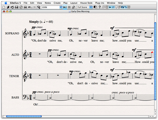 Choir example 1