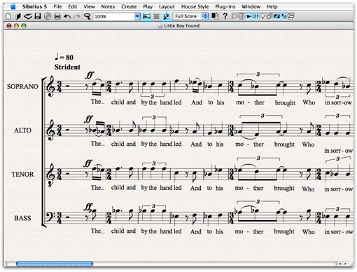Choir example 2